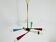 Arredoluce Sputnik brass chandelier 1950s