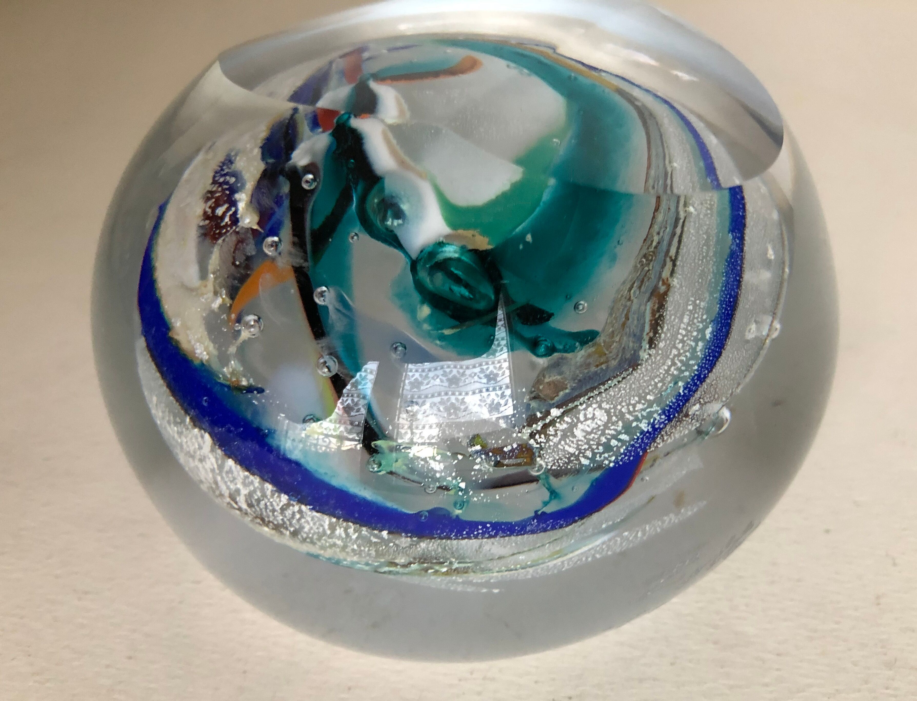 Paper press ball signed Zotto