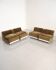 Ensemble de 4 chauffeuses "Orbis" en velours par Luigi Colani pour Colani