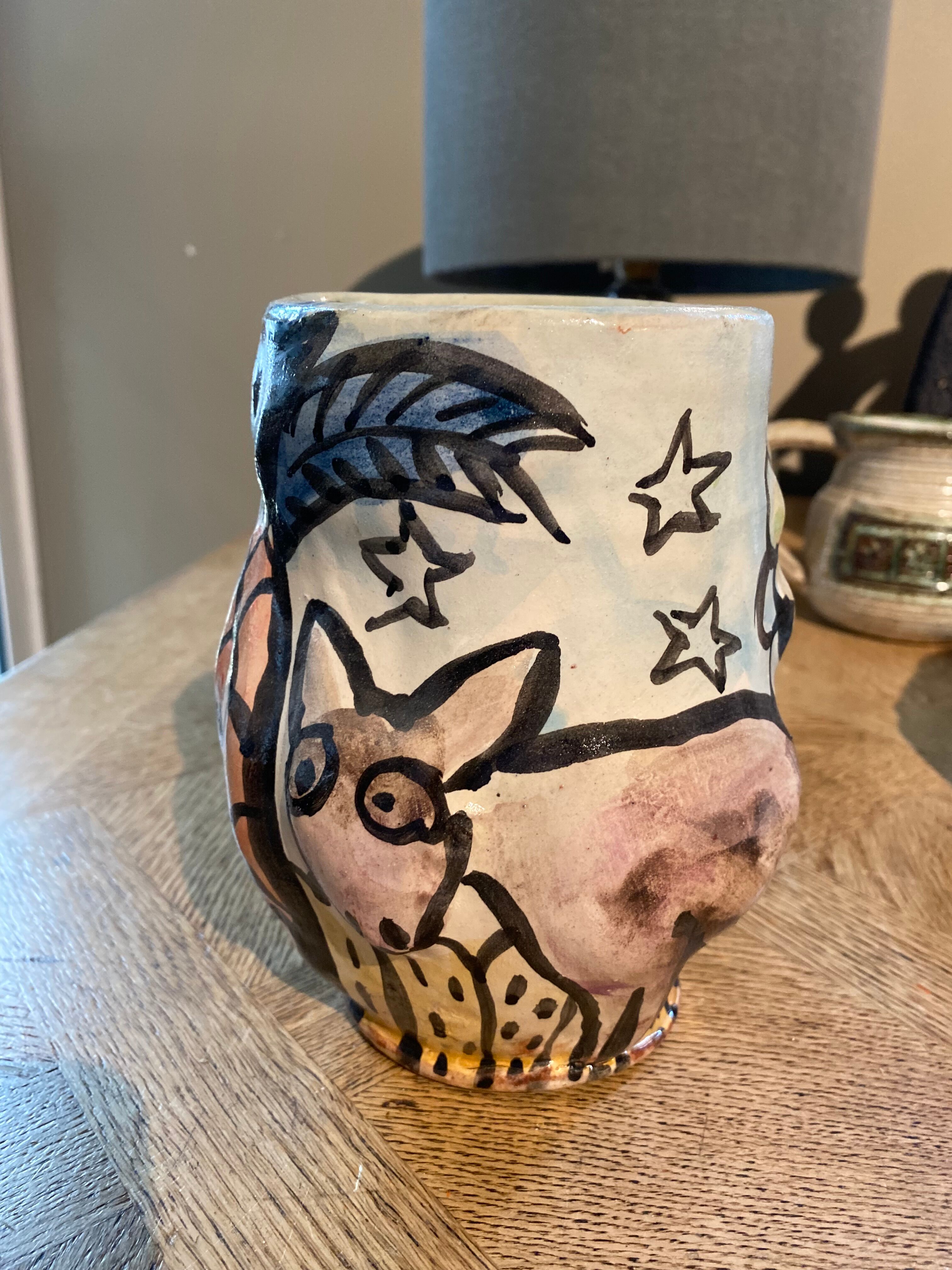 Donkey vase contemporary artist