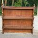 19th-century vintage oak bookshelf.