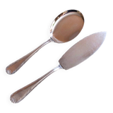 Set of two cutting shovels for cakes, tarts and sweets