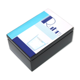 Cigarette box "Ruhm" in lacquered wood, 80s