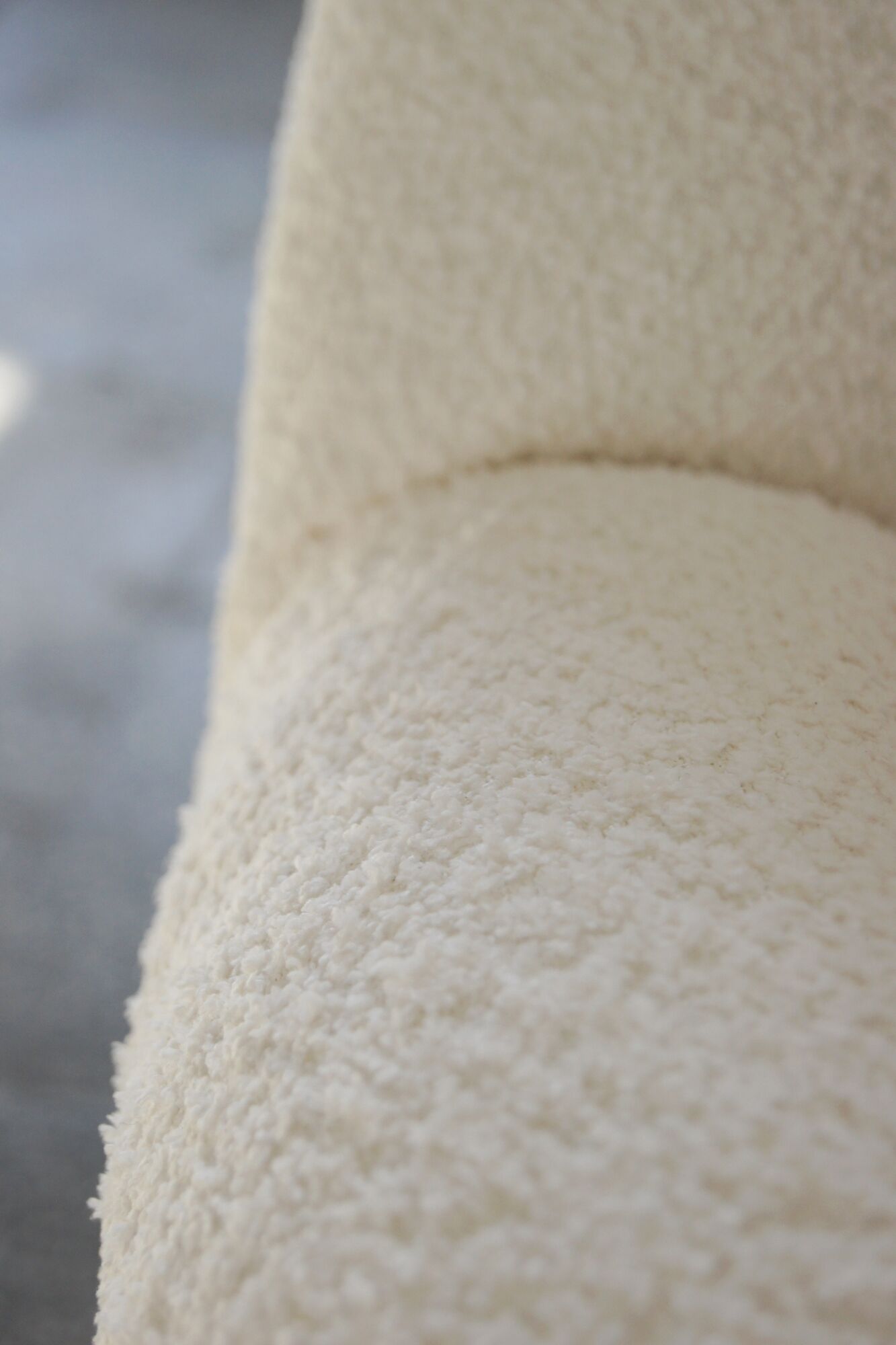 Lounge chair with boucle fabric by Fritz Neth for Correcta, 1950s