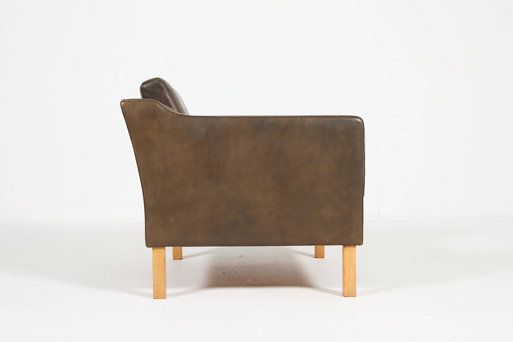 Vintage Danish design leather armchair from Vemb, 1980’s