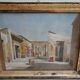 Watercolor nineteenth of the ruins of Pompeii.