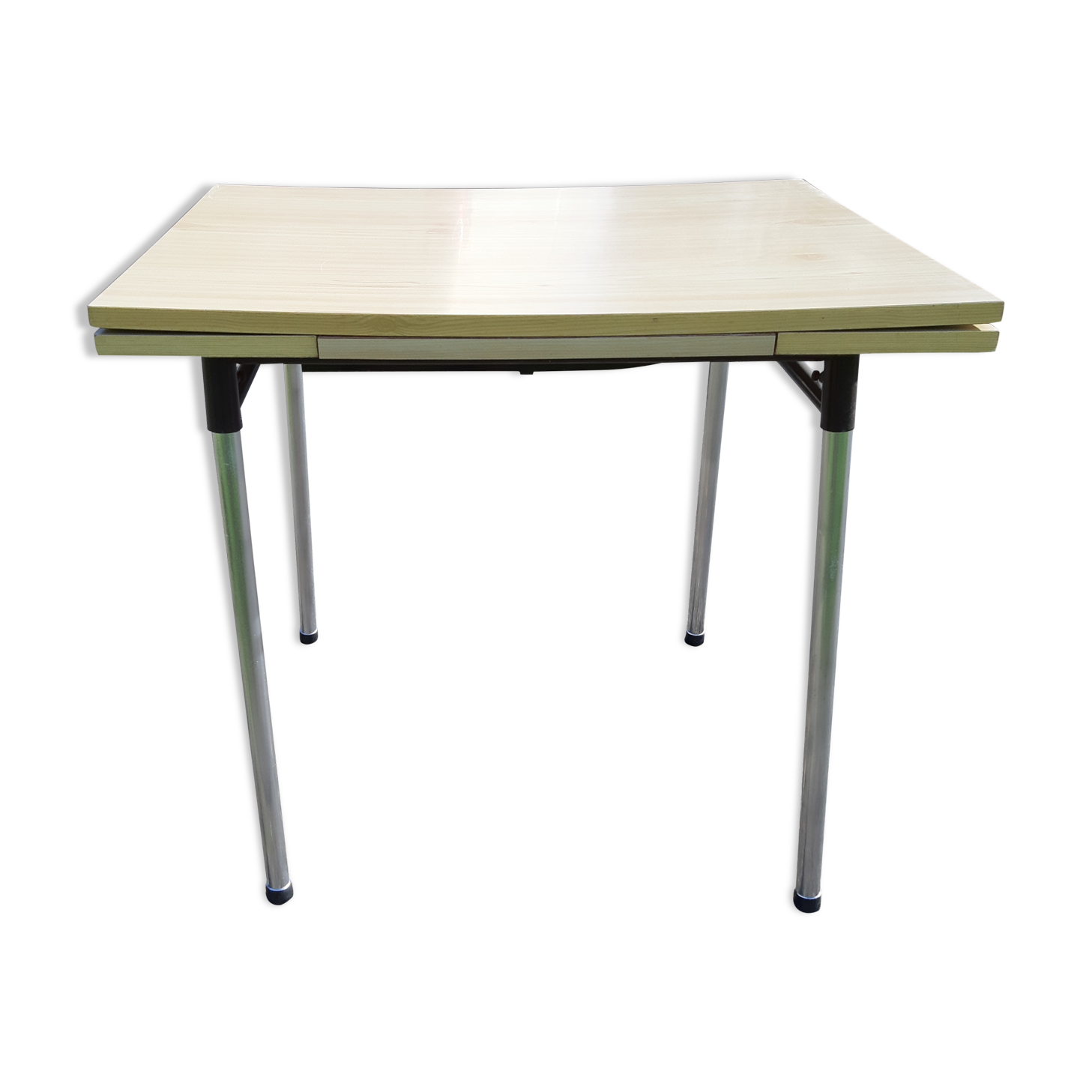 Beige vintage formica table