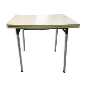 Beige vintage formica table