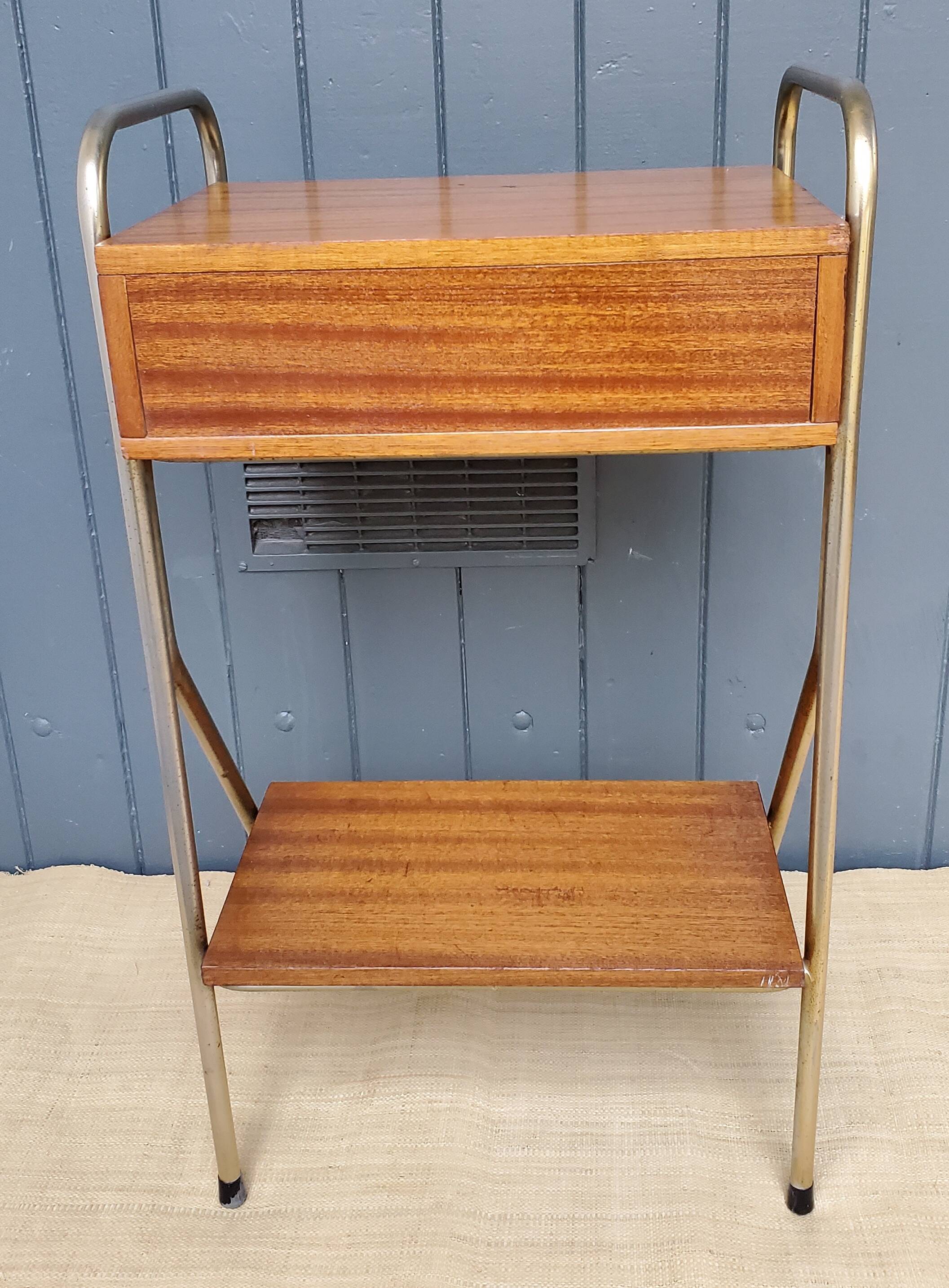 60's bedside table