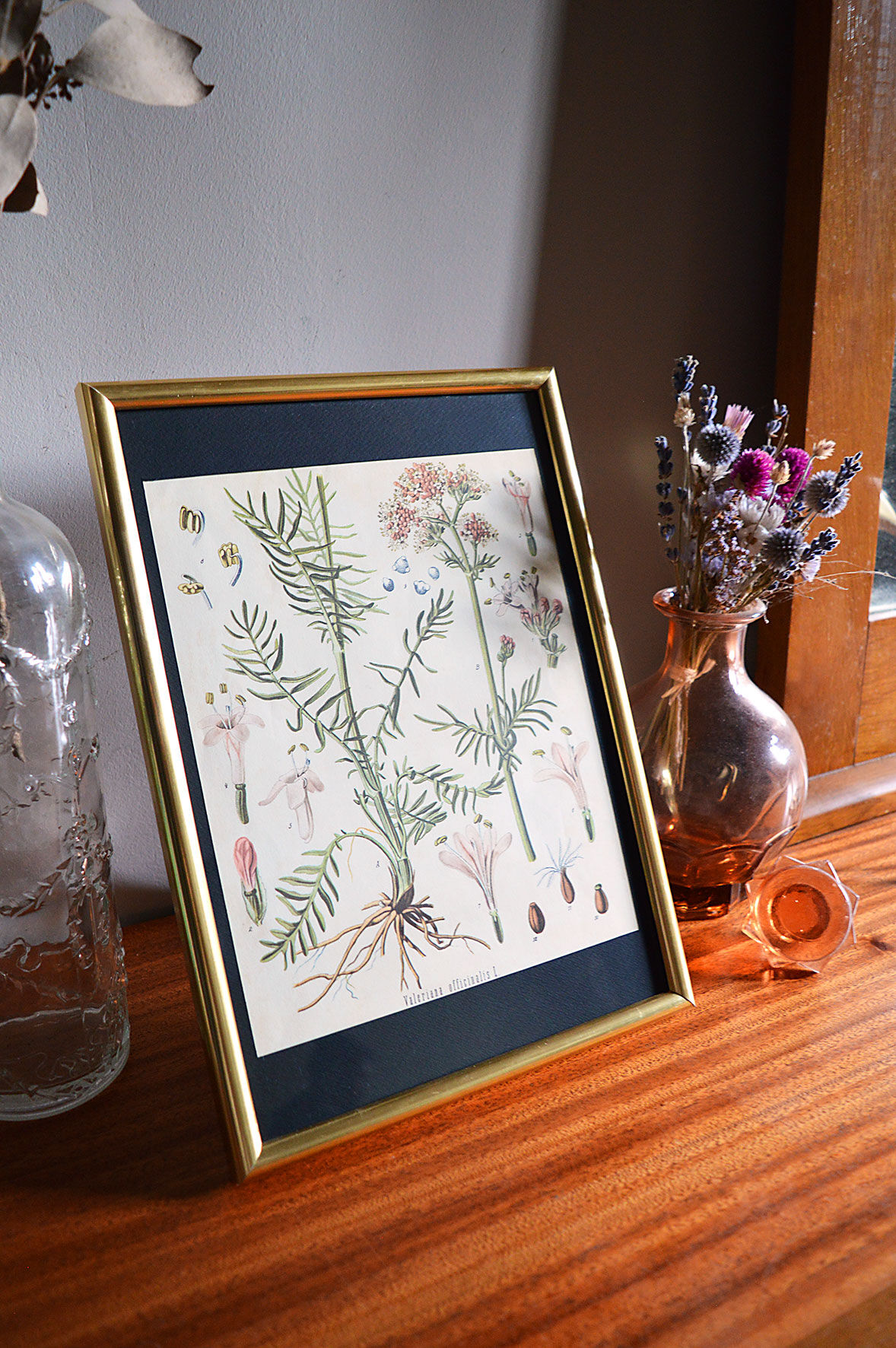 Framed pharmaceutical poster