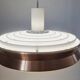Midcentury Pendant UFO in style of Jo Hammerborg, Denmark, 1970s