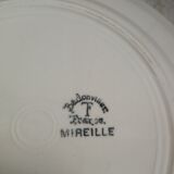 Set of 6 flat plates Mireille Badonviller
