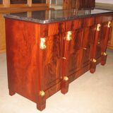 "Return from Egypt" style enfilade 20th mahogany