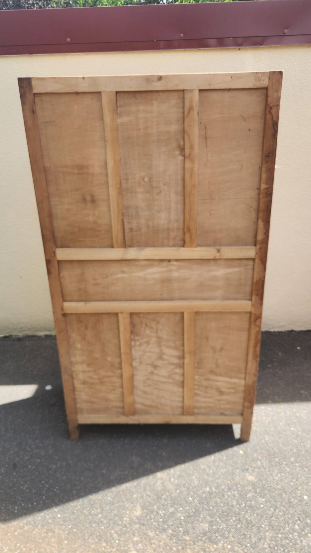Armoire parisienne 2 portes décapee 1950