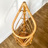 Rattan umbrella holder