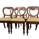 Set of 6 empire style chairs