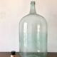 Old demijohn 25L, transparent glass carboy