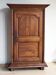 Louis XIII oak wardrobe, bonnetière, 18th century.