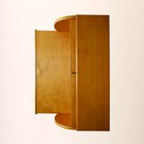Scandinavian secretary with hinged lid