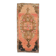 Vintage Turkish Hand-Knotted Wool Cotton Orange Runner 159x366