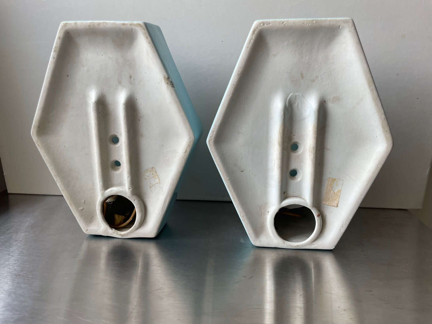 Pair of Scandinavian Vintage Bathroom Sconces Wall lamps