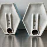 Pair of Scandinavian Vintage Bathroom Sconces Wall lamps