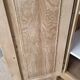 Old solid blond oak sideboard