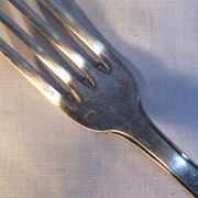 Housewife 19 pieces of silver metal with punch in its original case - Art Deco style