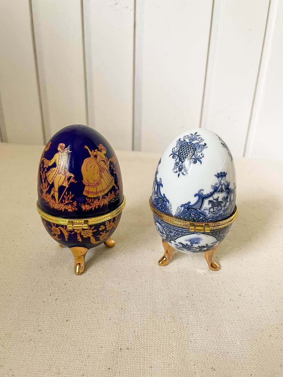 Porcelain Eggs Jewelry Box