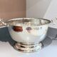 Vintage Silver Plate Bowl, Ice Bucket, European Decorative Bowl in the Shape of a Deer Head