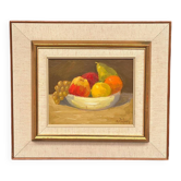 Oil On Panel – “Still Life With Fruit” By Hilding Bernhard Högberg