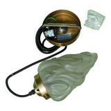 Art deco style glass suspension lamp lighting