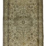 Turkish Anatolian Handmade Vintage Rug 253 cm x 151 cm