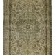 Turkish Anatolian Handmade Vintage Rug 253 cm x 151 cm