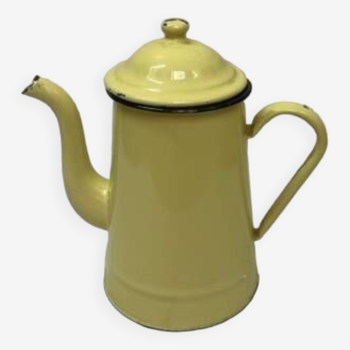 Cafetière fer émaillé 1940