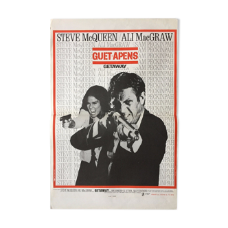 Movie poster "The Getaway" 40x60cm 1972