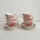 6 Johnson Brothers "Rose Chintz" English earthenware mugs