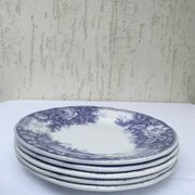 Assiettes dessert Sarreguemines modèle Jardinière XIXEME