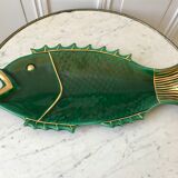 Fish dish in green and golden slurry 50s