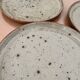 Set of 12 stoneware dinner plates