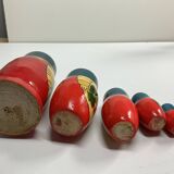 Vintage Russian Folk Art Matryoshka Dolls