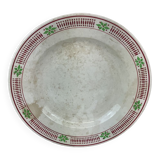 Plat ancien artisanal made in france digoin
