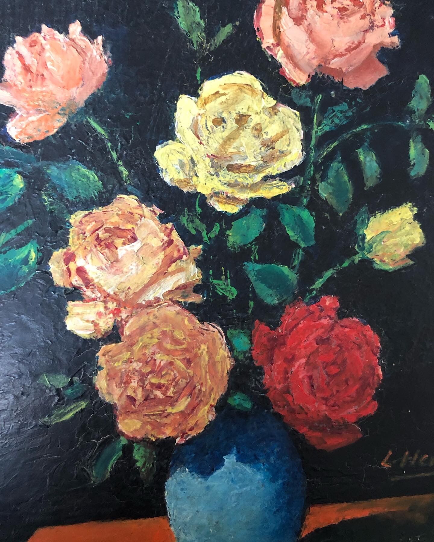 Flowery painting L.Henry