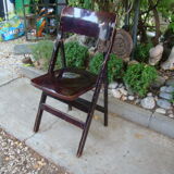 Chaise pliante ancienne