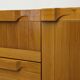 Solid elm sideboard, Maison Regain, France, circa 1970