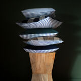 Wool checkered cushion cover 45x45cm