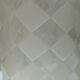 Diamond checkered crystal vase in depoli art deco glass
