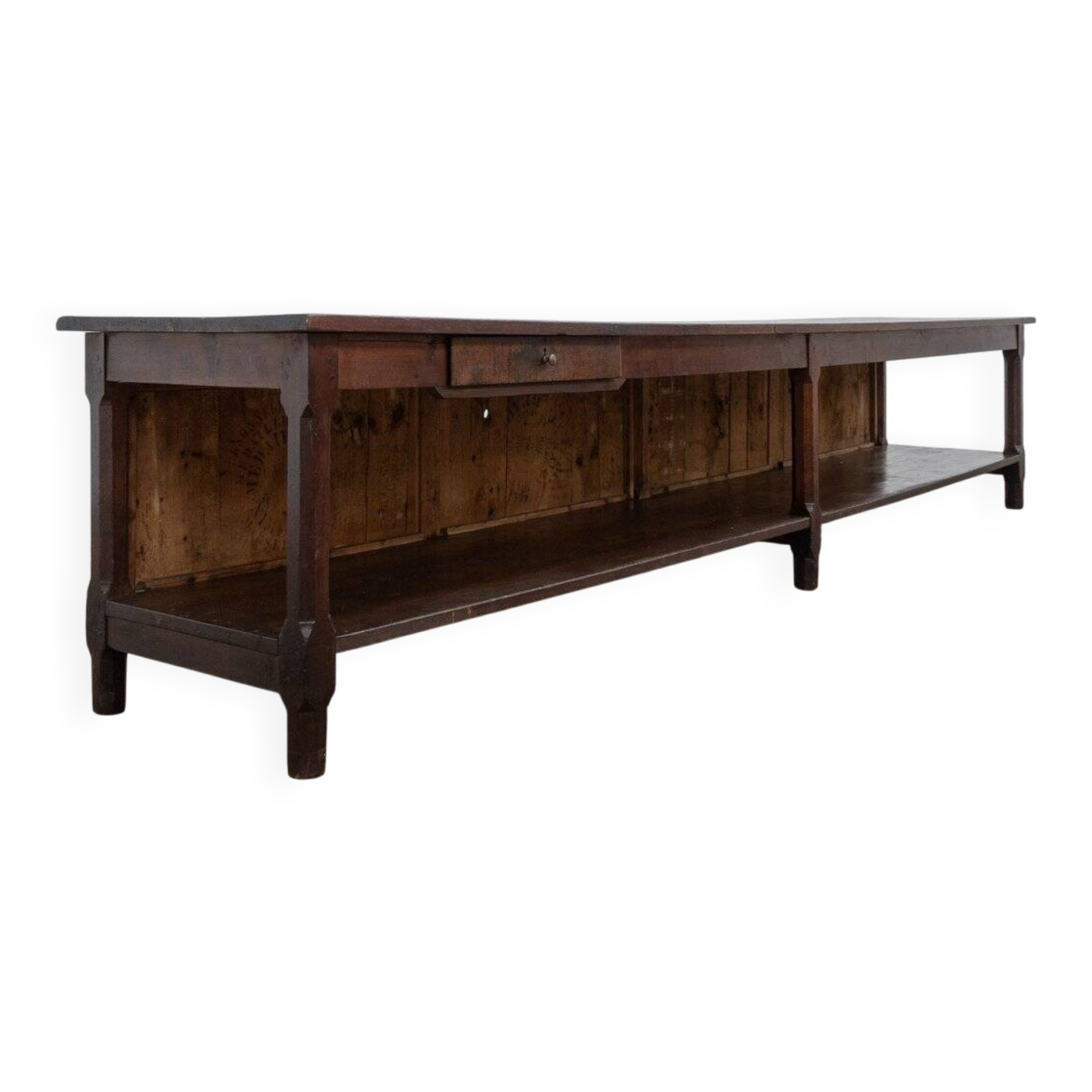Grande table de drapier vintage, 1920