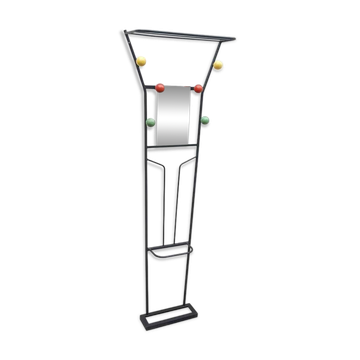 Vintage wall coat rack design 1950/1960 by Roger Feraud