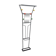 Vintage wall coat rack design 1950/1960 by Roger Feraud